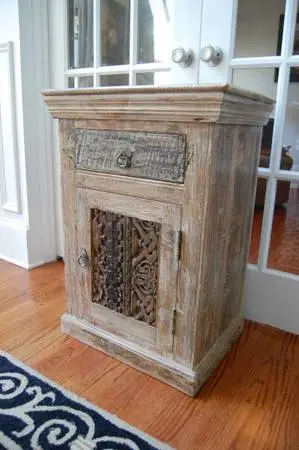 Beautiful Solid Wood Farmhouse Cabinet / Nightstand / Side Table