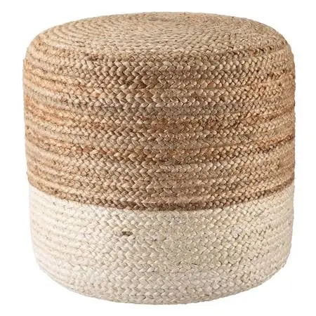 Ottoman - 100% Braided Jute - Pickup ONLY