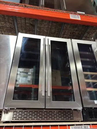 24 Inch Freestanding/Built-In Under Counter Dual Zone French Door Wine & Beverag
