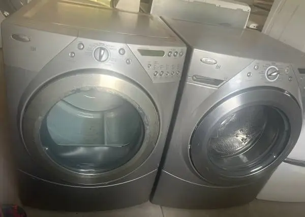 Whirlpool Front Load Washer & Electric Dryer