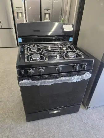 New Open Box GE Black Gas Stove
