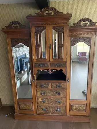 Antique Wooden Armoire