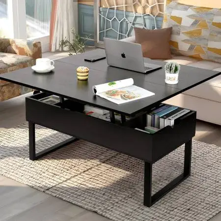 Lift-top convertible coffee table