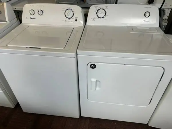 Combo Amana Washer and Dryer Side by Side