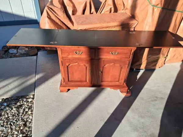 Vintage traditional flip top Buffet or Dry Bar