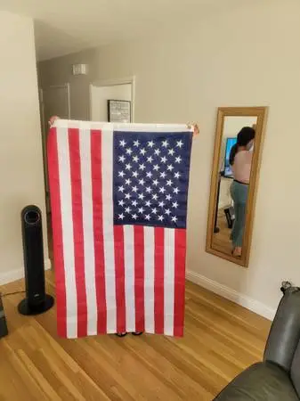 American flag 3x5 & pow flag