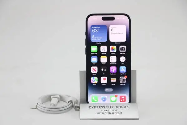 EXCELLENT - Apple iPhone 14 Pro 128GB Black FACTORY UNLOCKED
