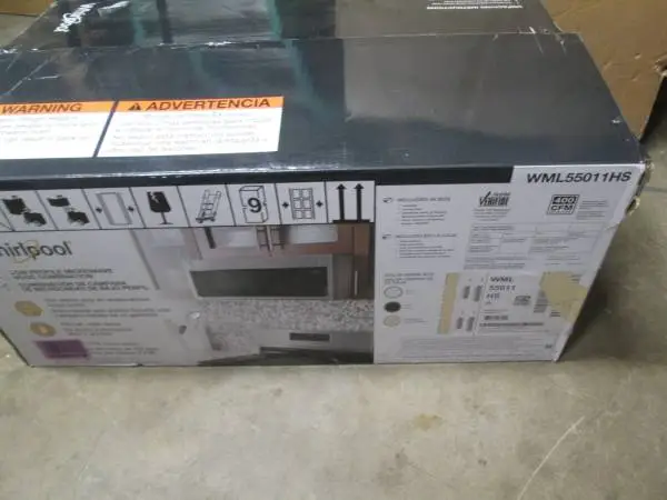 Whirlpool 1.1-CF 1000-Watt Low Profile 30-in Over-the-Range Microwave