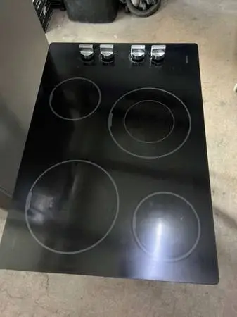 stainless steel cooktop