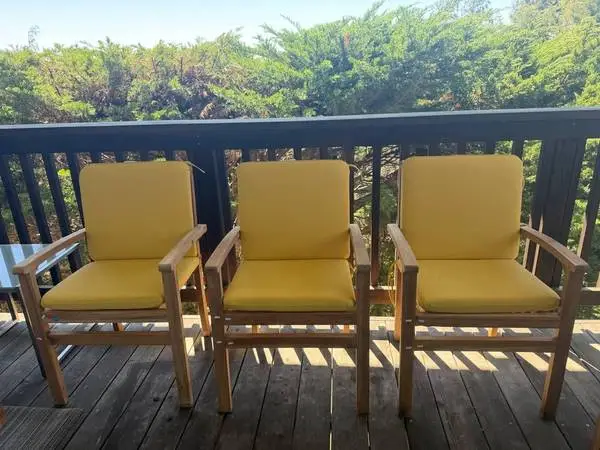 Sunbrella outdoor dining chairs set of 6