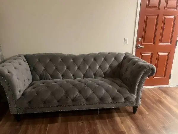 Gray Couch and Love Seat