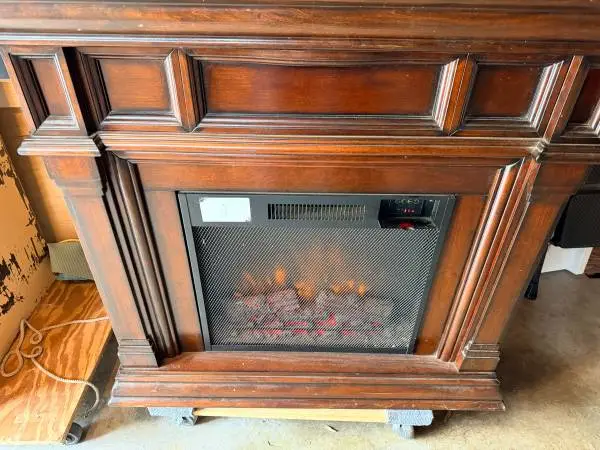 Electric Fireplace Insert with wood frame