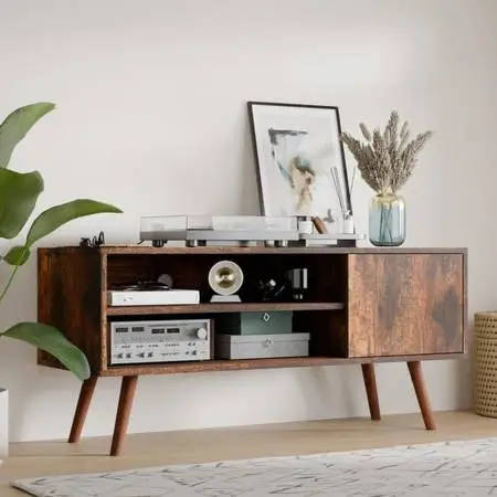 TV Stand for 48 Inch TV - Rustic Brown