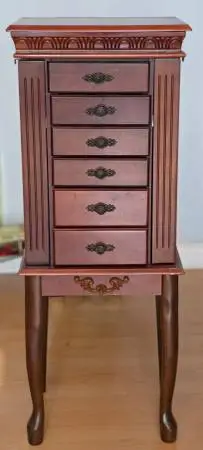 Standing Jewelry Armoire