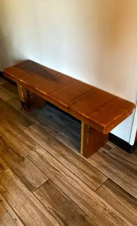 Rustic Bench - Thick, solid wood