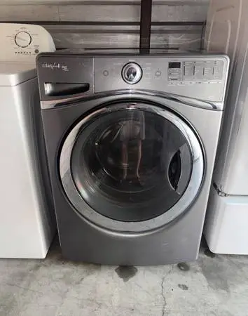 Gray Whirlpool Washer