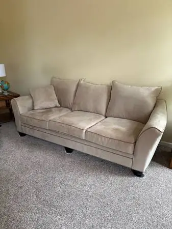 Oversized Beige Sofa