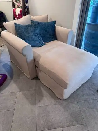 IKEA Finalla Chaise Chair with Storage