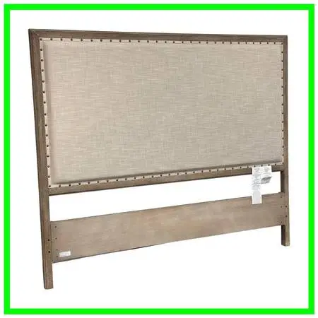 Queen Size Pottery Barn Toulouse Wood + Fabric Headboard. Estimated Pr