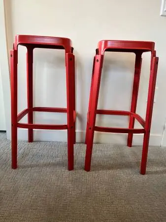 ***Elegant High Stools (2) - Designer Ronan & Erwan Bouroullec***