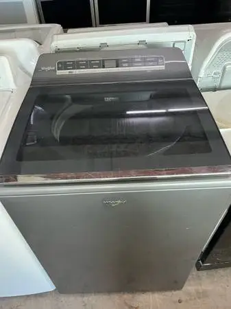 Whirlpool glass top washing machine
