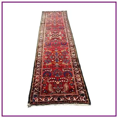 3ft 4in × 13ft 5in Karajeh Heriz Persian Rug