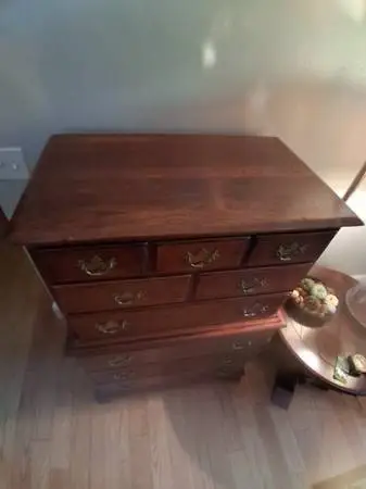 Nine drawer dresser