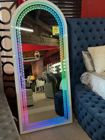Brand New Huge LED Mirror with Bluetooth Speakers