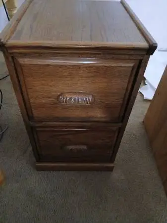 Oak File Cabnet