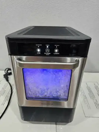 insignia nugget ice maker stainless steel countertop -i2