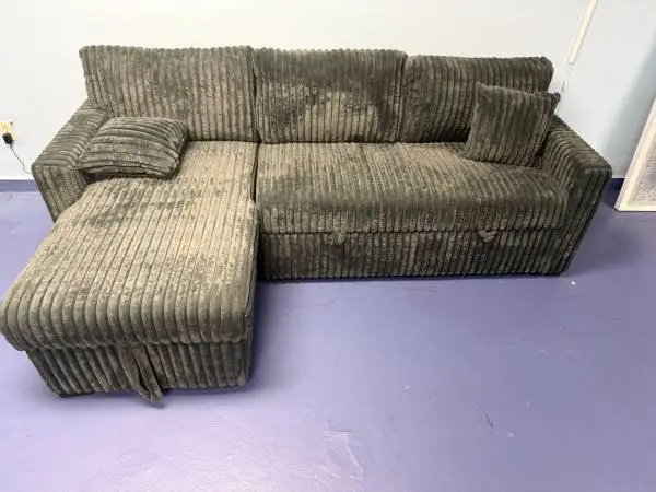 Brand New Grey Sectional USB Storage Slide Out