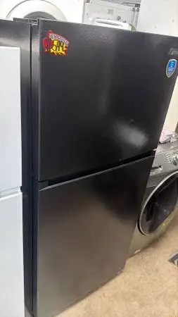 Midea new black top freezer refrigerator