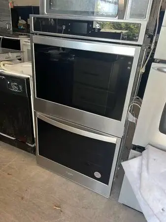 Stainless steel double wall oven