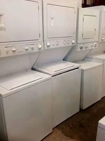 Apartment stackable washer dryer machines