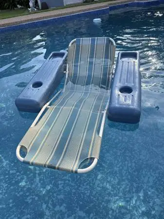 Poolmaster Caribbean Floating Pool Lounger Float Beach Trip