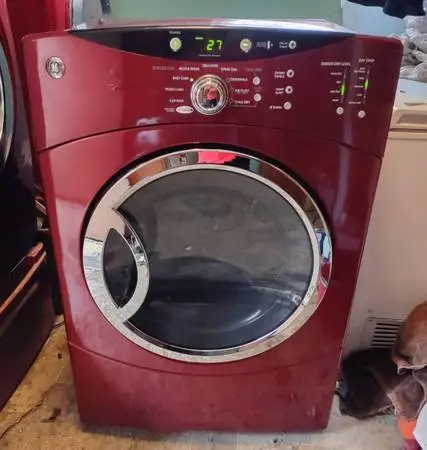 ELECTRIC DRYER GE SUPER CAPACITY STACKABLE