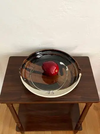 Studio Pottery Serving Platter By Karl Hofmann