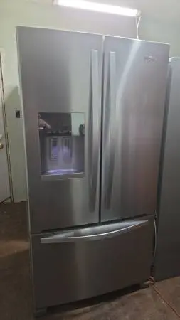 Stainless steel refrigerator whirlpool