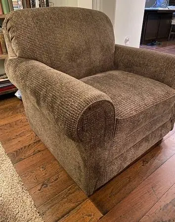 Brown Fabric Chair