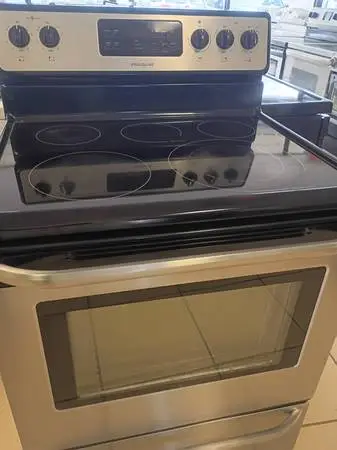 STOVE GLASS TOP STAINLESS STEEL FRIGIDAIRE