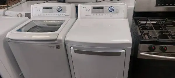 LG Top Load Washer And Gas Dryer