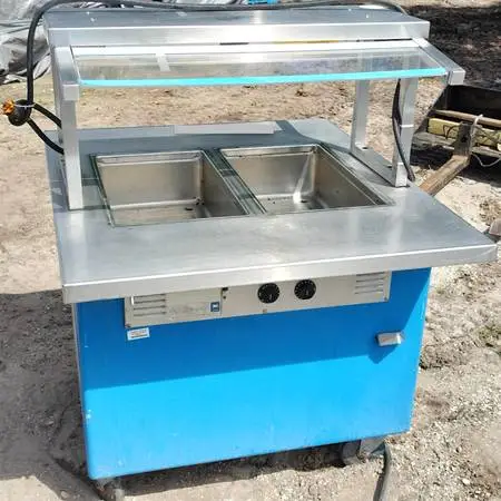 Delfield Heated Serving Counter - 2 Well