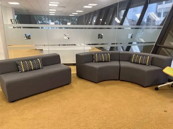 3 Pieces Couch-DArk grey by Coalesse
