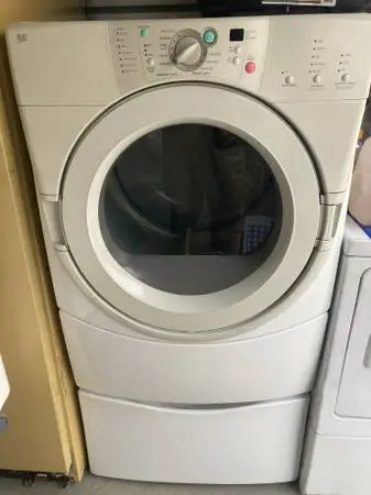 Dryer,gas,white,Kenmore Duet front load,HD,lg cap,multi set,hlp dlvr