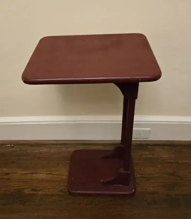 Solid Oak Side Table / TV Serving Table