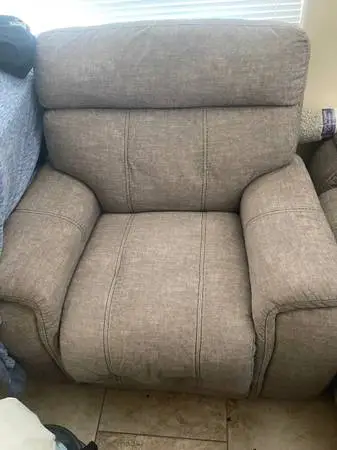 Reclining Love seat and two chairs