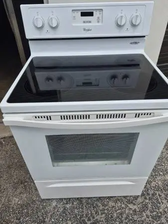 Whirlpool glass top stove/Free Delivery