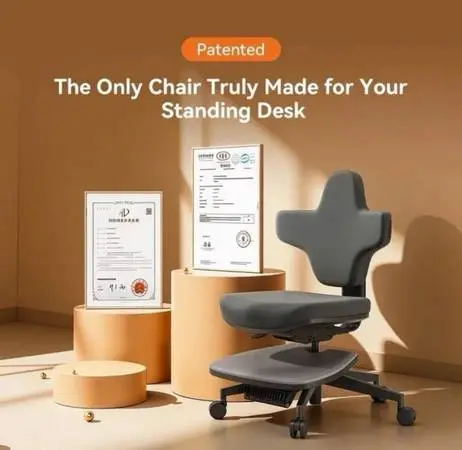 Newtral Ergonomic Office Standing or Sitting Desk Chair Anti-Fatigue Posture
