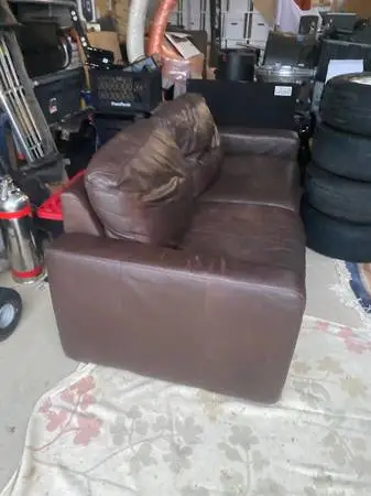 American Leather Queen Sofabed in Dark Brown