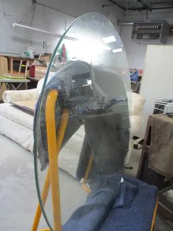 48 Rd Tempered Glass Table Top    #3323